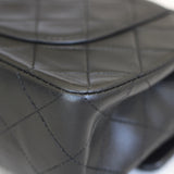 Vintage Chanel Black Lambskin Small Classic Flap with 24k Gold Hardware