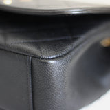 Chanel Black Caviar Small Filigree Flap with Aged Gold Hardware