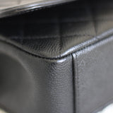 Chanel Black Caviar Small Filigree Flap with Aged Gold Hardware