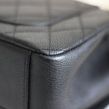 Chanel Black Caviar Small Filigree Flap with Aged Gold Hardware