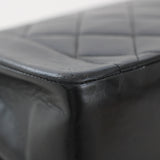 Vintage Chanel Black Lambskin Small Diana with 24k Gold Hardware