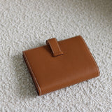 Hermès Gold Epsom Bearn Compact Wallet