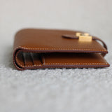 Hermès Gold Epsom Bearn Compact Wallet