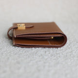 Hermès Gold Epsom Bearn Compact Wallet
