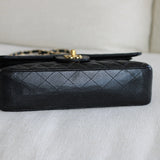 Vintage Chanel Black Caviar Medium Classic Flap with 24k Gold Hardware