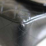 Vintage Chanel Black Caviar Medium Classic Flap with 24k Gold Hardware