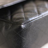 Vintage Chanel Black Caviar Medium Classic Flap with 24k Gold Hardware