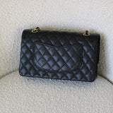 Chanel Black Caviar Medium Classic Flap with Gold Hardware