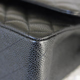 Chanel Black Caviar Medium Classic Flap with Gold Hardware