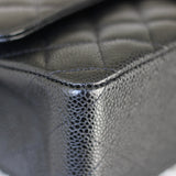 Chanel Black Caviar Medium Classic Flap with Gold Hardware