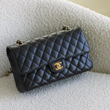 Chanel Black Caviar Medium Classic Flap with Gold Hardware
