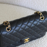 Chanel Black Caviar Medium Classic Flap with Gold Hardware
