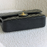 Chanel Black Caviar Medium Classic Flap with Gold Hardware