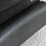 Chanel Black Caviar Medium Classic Flap with Gold Hardware