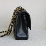 Chanel Black Caviar Medium Classic Flap with Gold Hardware
