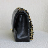Chanel Black Caviar Medium Classic Flap with Gold Hardware