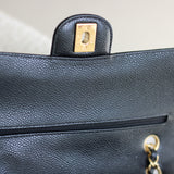 Chanel Black Caviar Medium Classic Flap with Gold Hardware
