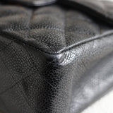 Vintage Chanel Black Caviar Mini Square with 24k Gold Hardware