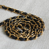 Vintage Chanel Black Caviar Mini Square with 24k Gold Hardware