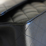 Chanel Black Caviar Medium Classic Flap with Gold Hardware