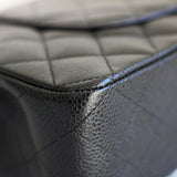 Chanel Black Caviar Medium Classic Flap with Gold Hardware