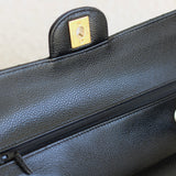 Chanel Black Caviar Medium Classic Flap with Gold Hardware