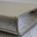 Saint Laurent Gold Metallic Monogram Kate Clutch