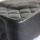 Chanel Black Lambskin Medium Classic Flap with Gold Hardware