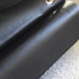 Chanel Black Lambskin Medium Classic Flap with Gold Hardware