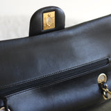Chanel Black Lambskin Medium Classic Flap with Gold Hardware