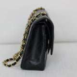 Vintage Chanel Black Caviar Medium Classic Flap with 24k Gold Hardware