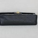 Vintage Chanel Black Caviar Medium Classic Flap with 24k Gold Hardware