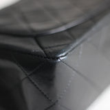 Vintage Chanel Black Lambskin Mini Square with 24k Gold Hardware