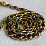 Vintage Chanel Black Lambskin Mini Square with 24k Gold Hardware