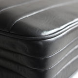 Vintage Chanel Black Lambskin Vertical Camera Bag with 24k Gold Hardware