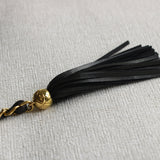 Vintage Chanel Black Lambskin Vertical Camera Bag with 24k Gold Hardware