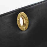 Vintage Chanel Black Lambskin Vertical Camera Bag with 24k Gold Hardware