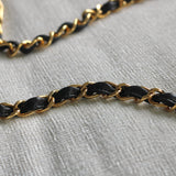 Vintage Chanel Black Lambskin Vertical Camera Bag with 24k Gold Hardware