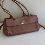 Chanel 26S Brown Calfskin Urban Essentials Shopping Bag with Gold Hardware