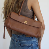 Chanel 26S Brown Calfskin Urban Essentials Shopping Bag with Gold Hardware