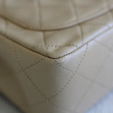 Vintage Chanel Light Beige Lambskin Mini Square with 24k Gold Hardware