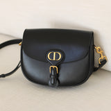 Dior Black Calfskin Medium Bobby Bag