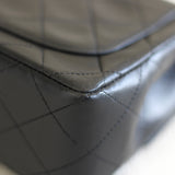 Vintage Chanel Black Lambskin Mini Square with 24k Gold Hardware
