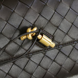 Bottega Veneta Fondant Intreciatto Long Andiamo Top Handle Clutch