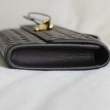 Bottega Veneta Fondant Intreciatto Long Andiamo Top Handle Clutch
