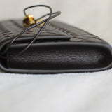 Bottega Veneta Fondant Intreciatto Long Andiamo Top Handle Clutch