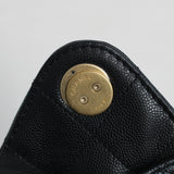 Chanel 26C Black Caviar Mini 25 Hobo with Aged Gold Hardware