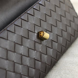 Bottega Veneta Fondant Intreciatto Long Andiamo Top Handle Clutch