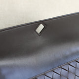 Bottega Veneta Fondant Intreciatto Long Andiamo Top Handle Clutch