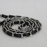Chanel Black Lambskin Mini Square with Silver Hardware